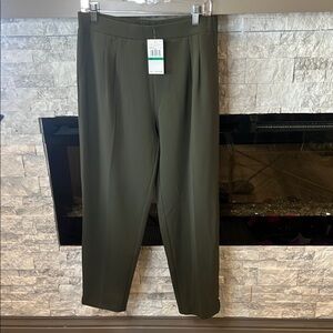 Michael Kors Military/Camo Green Elastic Waist Pants size Large NWT